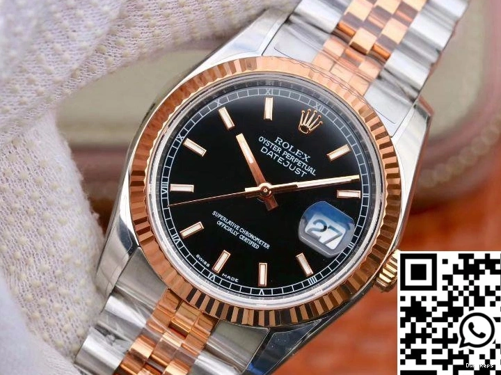 Dial AR Datejust Rolex Black 126231 36MM Factory 0111